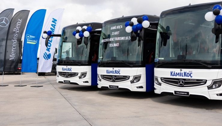 Kâmil Koç Filosuna 33 Yeni Mercedes-Benz Otobüs Eklendi