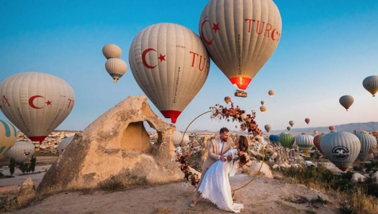 Gökyüzünde Aşkın Yeminleri : Unutulmaz Bir Nikah Hayali Kuruyorsanız Kapadokya’da Balonla Evlilik Gençler Arasında Çok Popüler