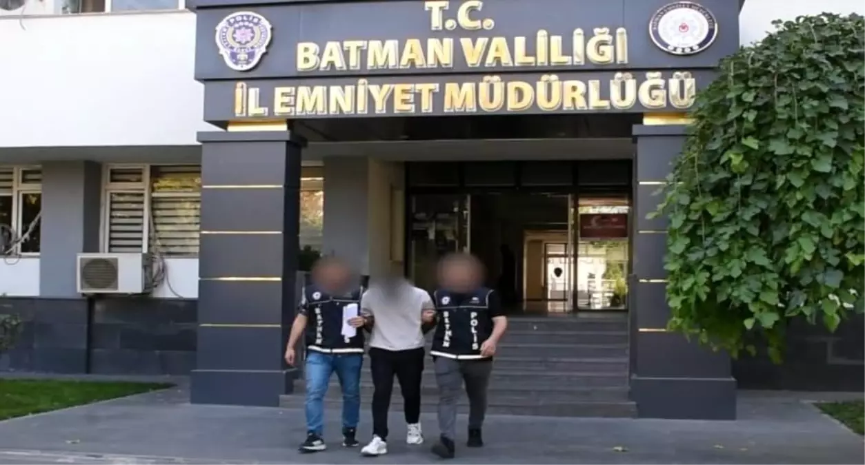 Batman’da Operasyon: 18 Suç Kaydı Olan Şahıs Yakalandı