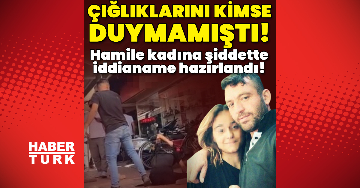 Hamile kadına şiddette iddianame!