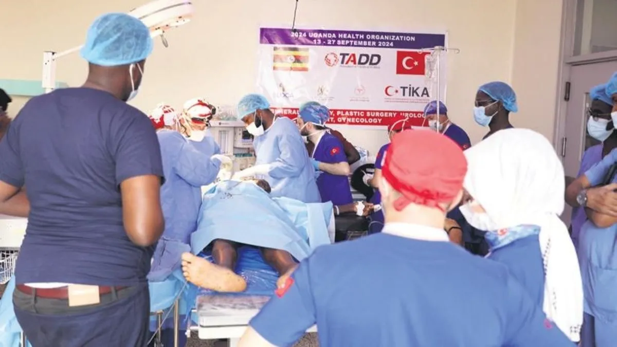 Türk doktorlar Uganda’da şifa dağıttı