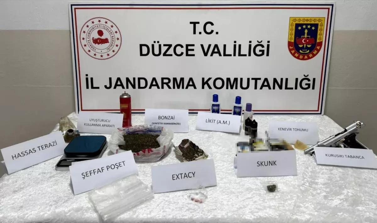 Düzce’de Uyuşturucu Operasyonu