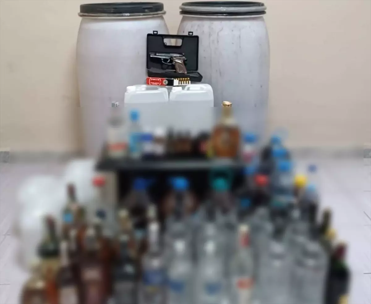 Tekirdağ’da 168 Litre Sahte İçki Ele Geçirildi